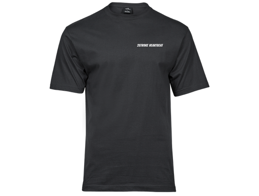 2Stroke Heartbeat Member T-Shirt - Dark Grey