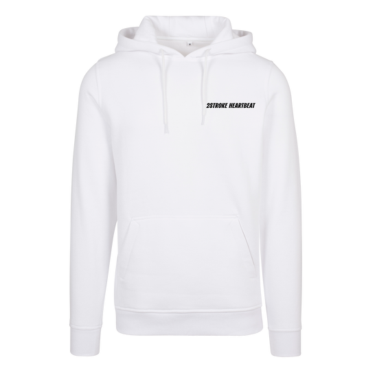 2Stroke Heartbeat Member Hoody - White