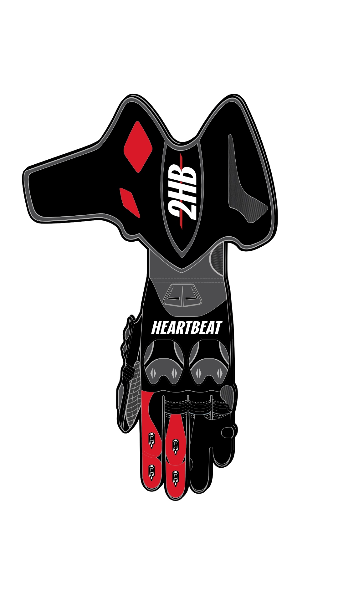 2HB Racing Handschuhe